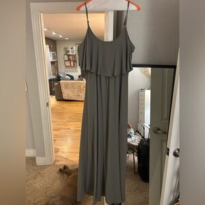 Show Me Your Mumu Long Gray Bridesmaid Dress